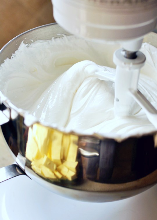Swiss Meringue Buttercream via Sweetapolita
