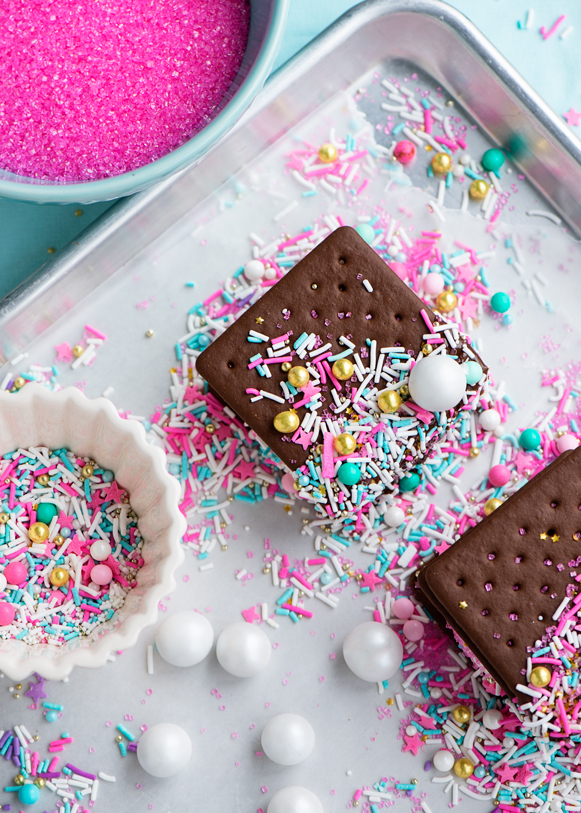 Marshmallow Sprinkle Sandwiches by Sweetapolita